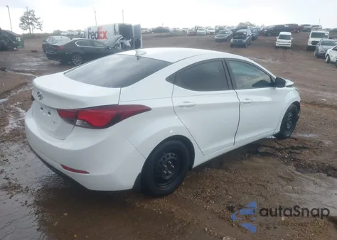 2016 Hyundai Elantra Se из США, поврежденный, VIN 5NPDH4AE9GH756502